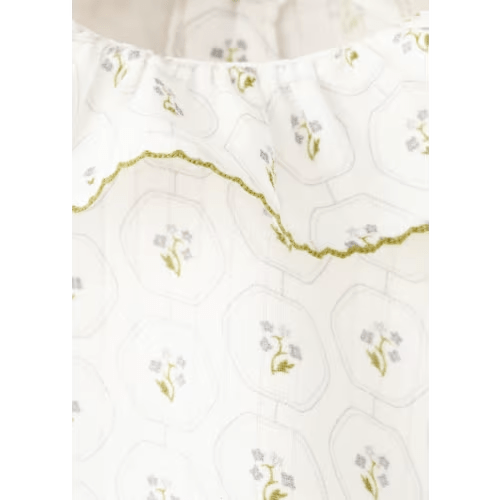 Printed cotton blouse - Kids | MANGO USA