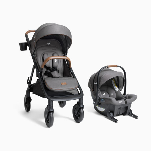 Joie Caraway Whirl And Mint Latch Travel System - Thunder