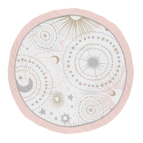 Sweet Jojo Designs Celestial Pink Gold and Grey Baby Play Mat
