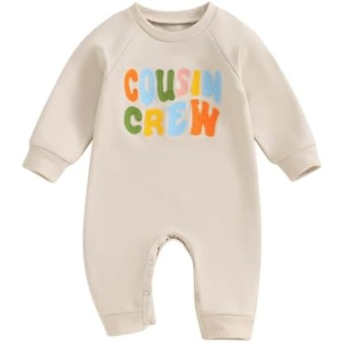 Cousin Crew Shirts Matching Outfits for Toddler Baby Girl Boy Long Sleeve Romper Sweatshirt