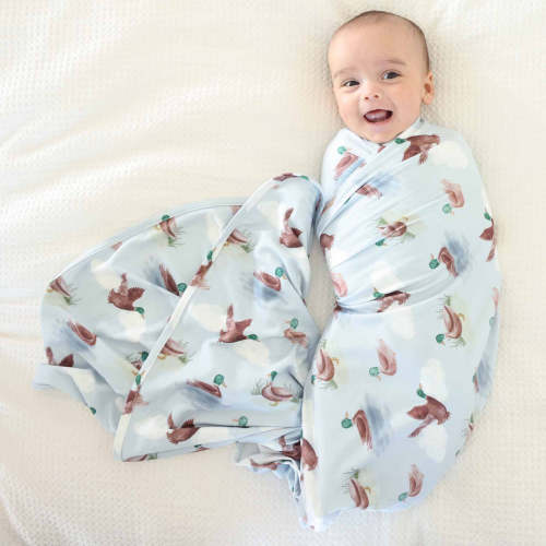 Little Duckling Oversized Swaddle Blanket | Caden Lane