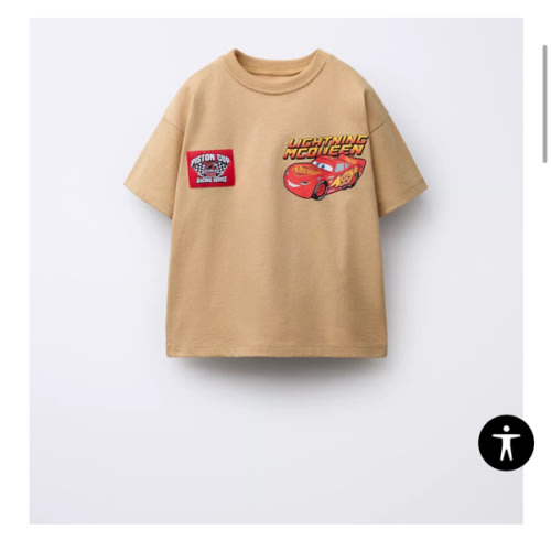 CARS RAYO MCQUEEN © DISNEY T-SHIRT - Light brown | ZARA United States