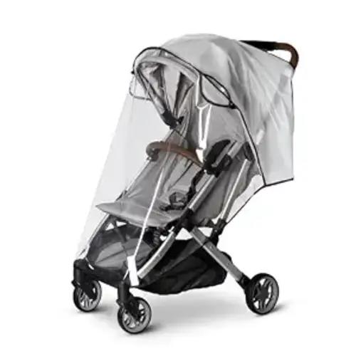 Clear Stroller Rain Cover, Bemece Universal Portable Stroller Rain Cover, Heavy Duty & Durable, Windproof, Dustproof & Snowproof, with Breathable Mesh, Clear View