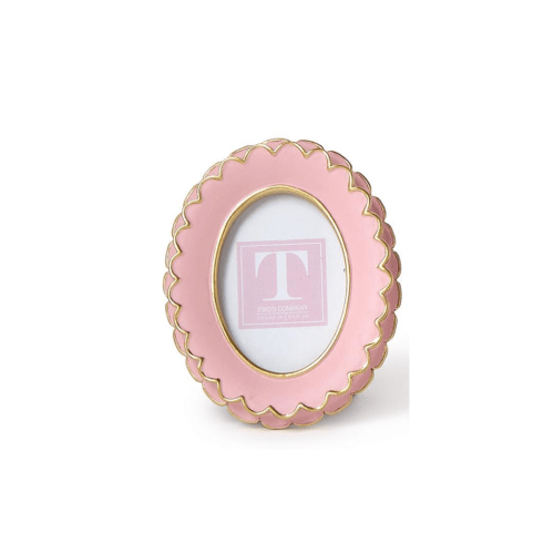 PINK SCALLOPED MINI PHOTO FRAME