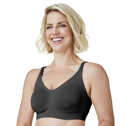 BRAVADO! DESIGNS Sustainable Nursing Bra | Body Silk Seamless | Black | M