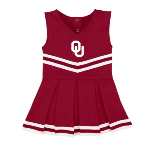 Oklahoma Sooners Baby CRIMSON Team Cheer Set - 35010329