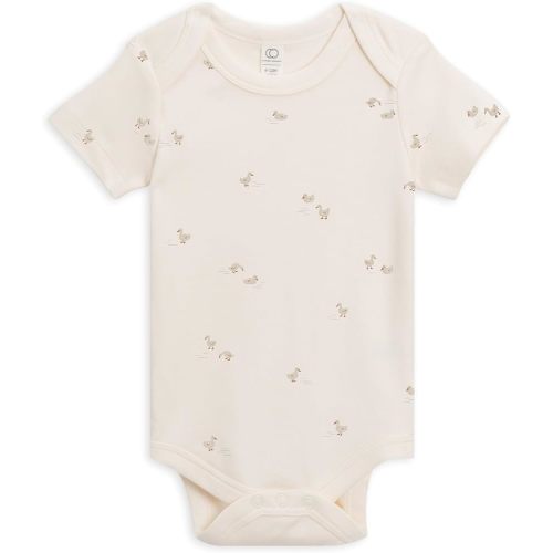 Colored Organics Unisex Newborn Organic Cotton Bodysuit - Short Sleeve Infant One Piece - Baby Boy and Girl Clothing