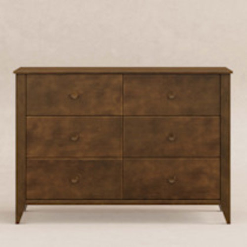 babyletto Sprout 6-Drawer Double Dresser - Natural Walnut