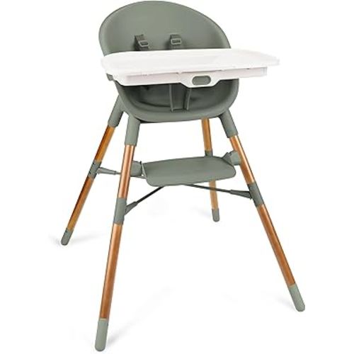 Skip Hop Baby High Chair 4-in-1 Convertible High Chair, EON, Thyme