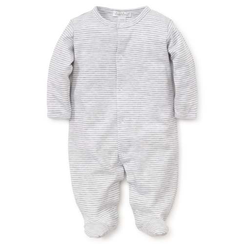 Kissy Essentials Grey Stripe Footie