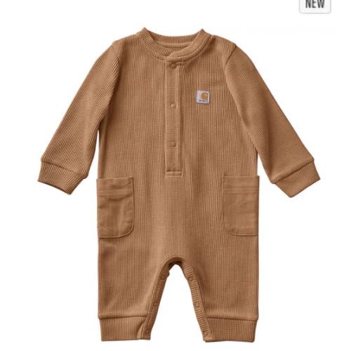 Kids' Long Sleeve Thermal Henley Coverall (Baby) | Carhartt