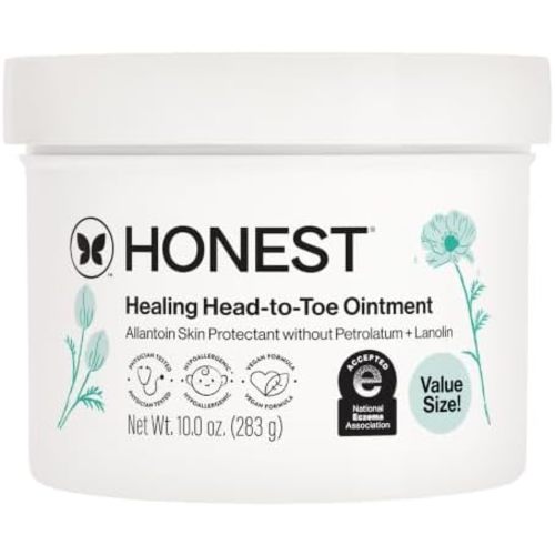 The Honest Company Head-to-Toe Healing Ointment, Fragrance-Free, 10 oz