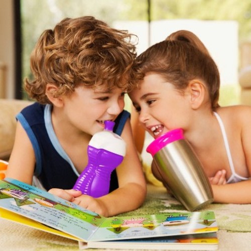 Munchkin Click Lock Bite Proof Sippy Cup 9oz - 2pk - Pink/Purple