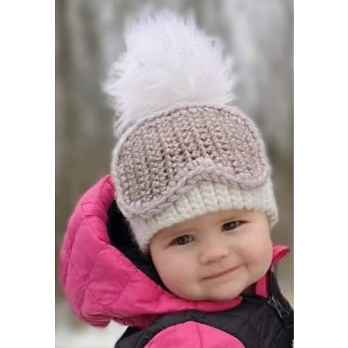 Ski Goggle Beanie / TODDLER Ski Hats / Baby Pompom Hat/ Ski Apparel / Apres Ski / Mountain Wear / Lil' Rippers - Etsy