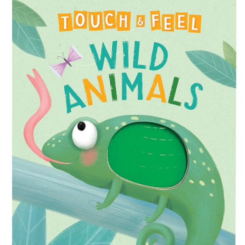 Wild Animals: A Touch and Feel Book - Children's Board Book - Educational
