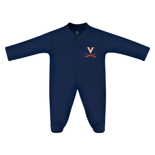 Virginia Cavaliers Footed Romper | College Baby