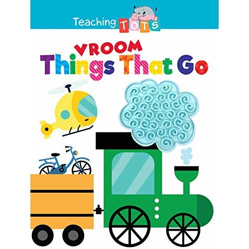 Things That Go Vroom - Silicone Touch and Feel Board Book - Sensory Board Book (Touch & Feel Sensory Board Books for Baby & Toddler Time)