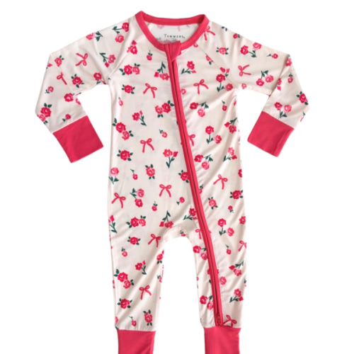 Pink Isabelle Zipper Romper – In my Jammers