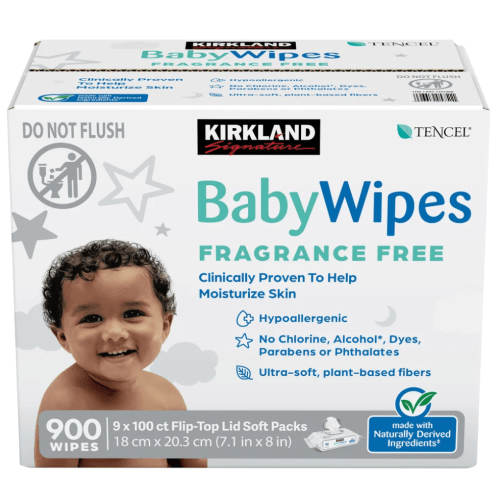 Kirkland Signature Baby Wipes Fragrance Free