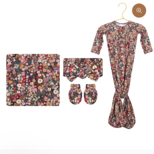 Gracie Newborn Headband Bundle (Gown)