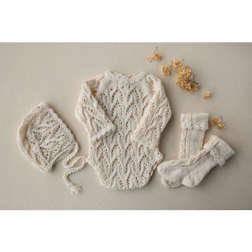 Newborn Knited set,Newborn Knit romper,Newborn Hat,Newborn outfit,Newborn cap,Newborn photography,Pregnancy gift,Knitted newborn photo props