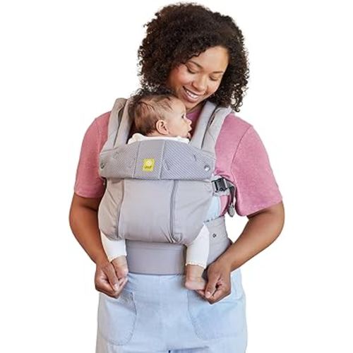 LÍLLÉbaby Complete All Seasons Ergonomic 6-in-1 Baby Carrier Infant to Toddler with Lumbar Support (7-45 Pounds), 360 Degree Baby Wearing & Multi-Position, Inward & Outward Facing (Stone)