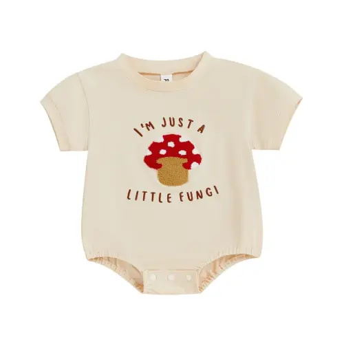 Infant Baby Boy Girl Summer Jumpsuit Short Sleeve Round Neck - TikTok Shop