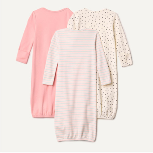 Amazon Essentials Unisex-Baby Long Sleeve Sleeper Cotton Gown