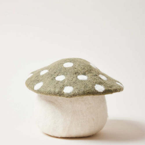 Felted Mushroom Doorstop