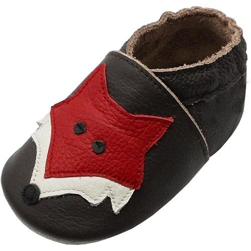 YIHAKIDS Soft Sole Baby Girls Boys Shoes Infant Toddler Leather Moccasins Slippers First Walker Crib Shoes Unisex 0-36 Months