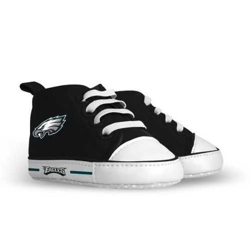 BabyFanatic Pre-Walkers High-Top Unisex Baby Shoes - NFL Philadelphia Eagles