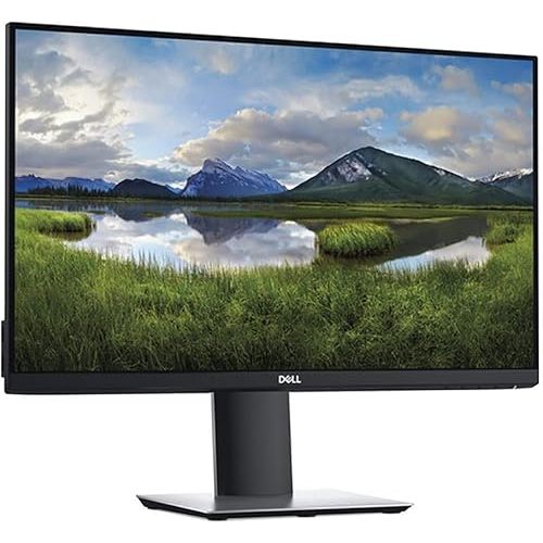 Dell P2419H 24 Inch LED-Backlit, Anti-Glare, 3H Hard Coating IPS Monitor - (8 ms Response, FHD 1920 x 1080 at 60Hz, 1000:1 Contrast, with ComfortView DisplayPort, VGA, HDMI and USB), Black