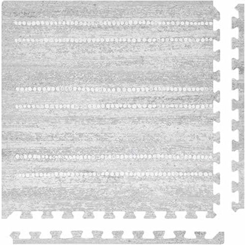 House of Noa Baby Play Mat – 4x6 Dove Aspen – Set of 6 Tiles – Cushioned EVA Foam Play Mat for Floor, Soft Interlocking Baby Crawling Mats for Hard Floors