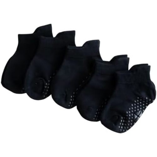 KYTE BABY Ankle Socks Combo 5-Pack w/Grips