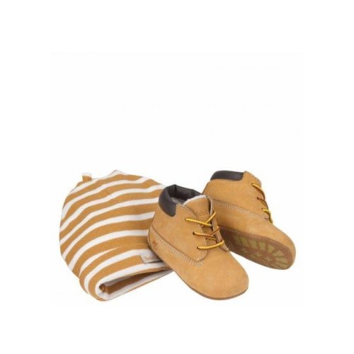 TIMBERLAND KIDS TODDLERS CRIB BOOTIES - WHEAT