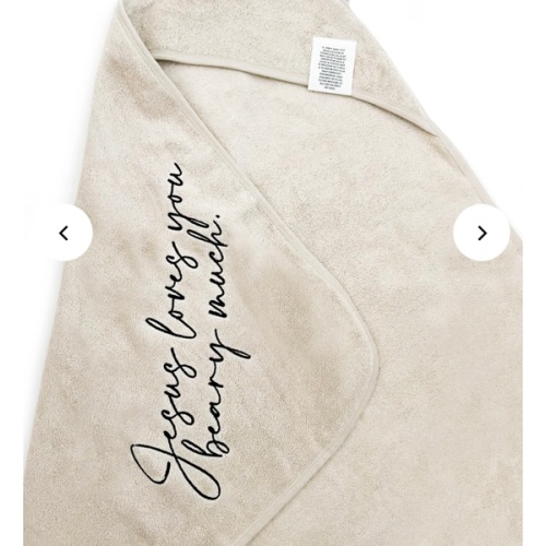 Jesus Loves You Beary Much Towel – OUR HOUSE ABOVE