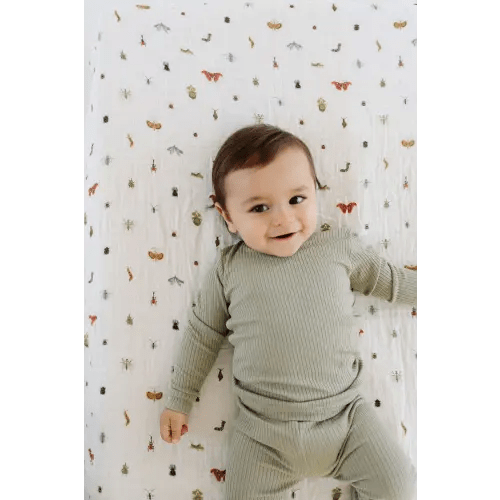 Cutie Crawlies Crib Sheet