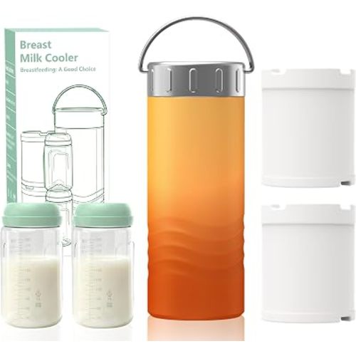 20oz Portable Breastmilk Cooler Bottle for for Work & Travel, 24H Cooling