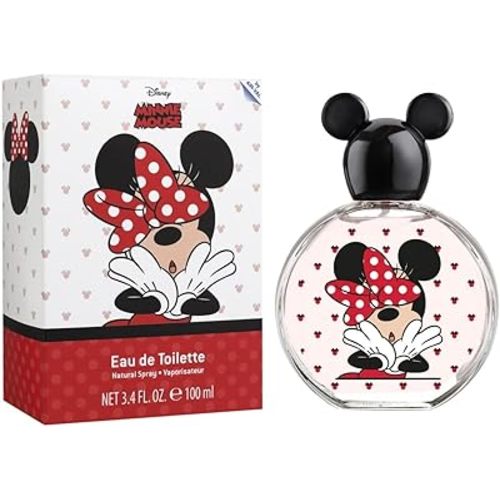 Minnie Mouse, Disney, Fragrance, for Kids, Eau de Toilette, EDT, 3.4oz, 100ml, Perfume, Spray, Made in Spain, by Air Val International