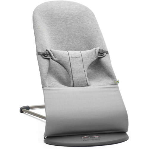 BabyBjörn Bouncer Bliss, Dark Gray Frame 3D Jersey Light Gray