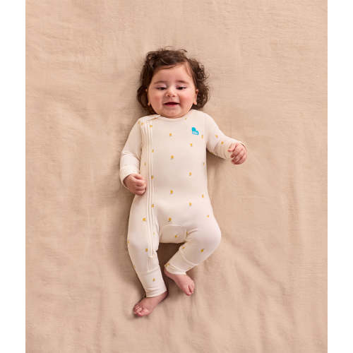 Romper Viscose from Bamboo Cream Lemons
