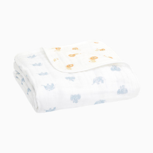 Aden + Anais Organic Muslin Dream Blanket - Animal Kingdom