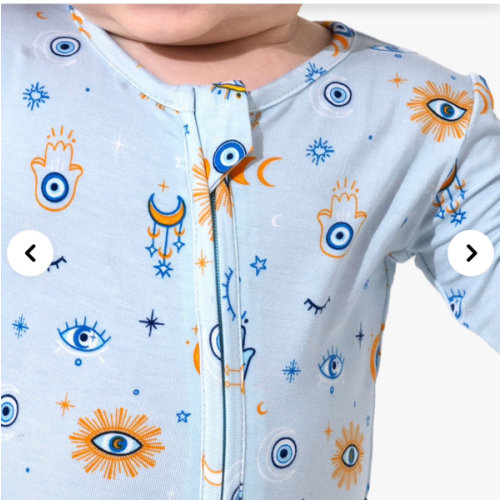 The Eye Blue Bamboo Convertible Footie