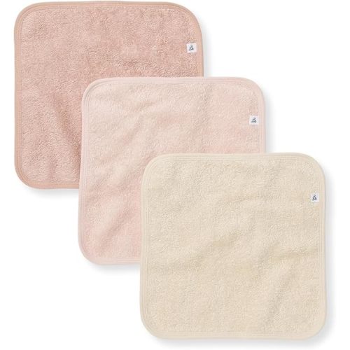 Burt's Bees Baby Infant Washcloths, 100% Organic Cotton, Soft and Super Absorbent Knit Terry & Woven Terry Wash Cloth