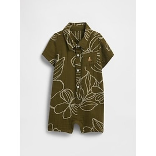 Baby Gauze Romper | Gap Factory