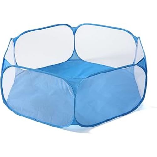 STARBOLO Kids Ball Pit Play Pool Play Tent, Toy Ball Play Pool Foldable Play Tent for Kids Girls Boys Pets Indoor and Outdoor, Balls Not Included (Blue).