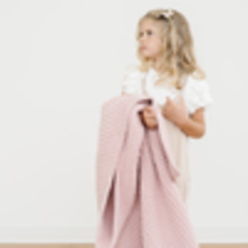 Waffle Knit Toddler Blanket | Shop Saranoni Softness | Saranoni