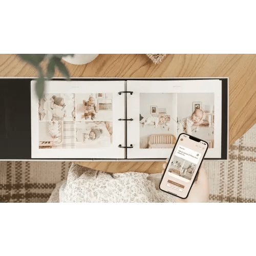 The Short Years Baby Book: Personalized Memory Book of Baby's First Year