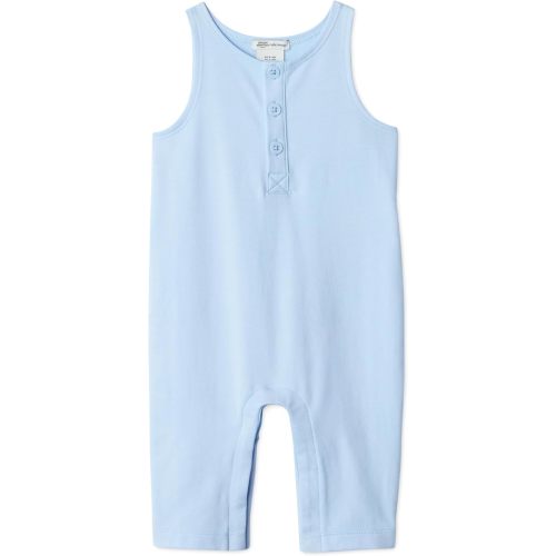 Amazon Essentials x Sofia Grainge Unisex Babies' Sleeveless Lightweight French Terry Romper