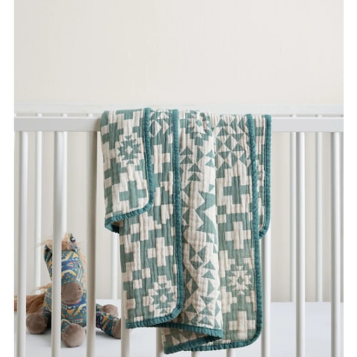 BLUE RIDGE ORGANIC COTTON BABY BLANKET